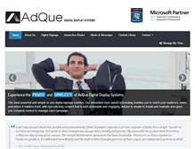 Tablet Screenshot of adque.com